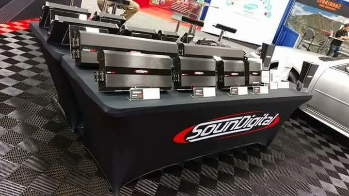Premium amplifier lineup at BSG Trendsetterz LLC in Seguin, TX